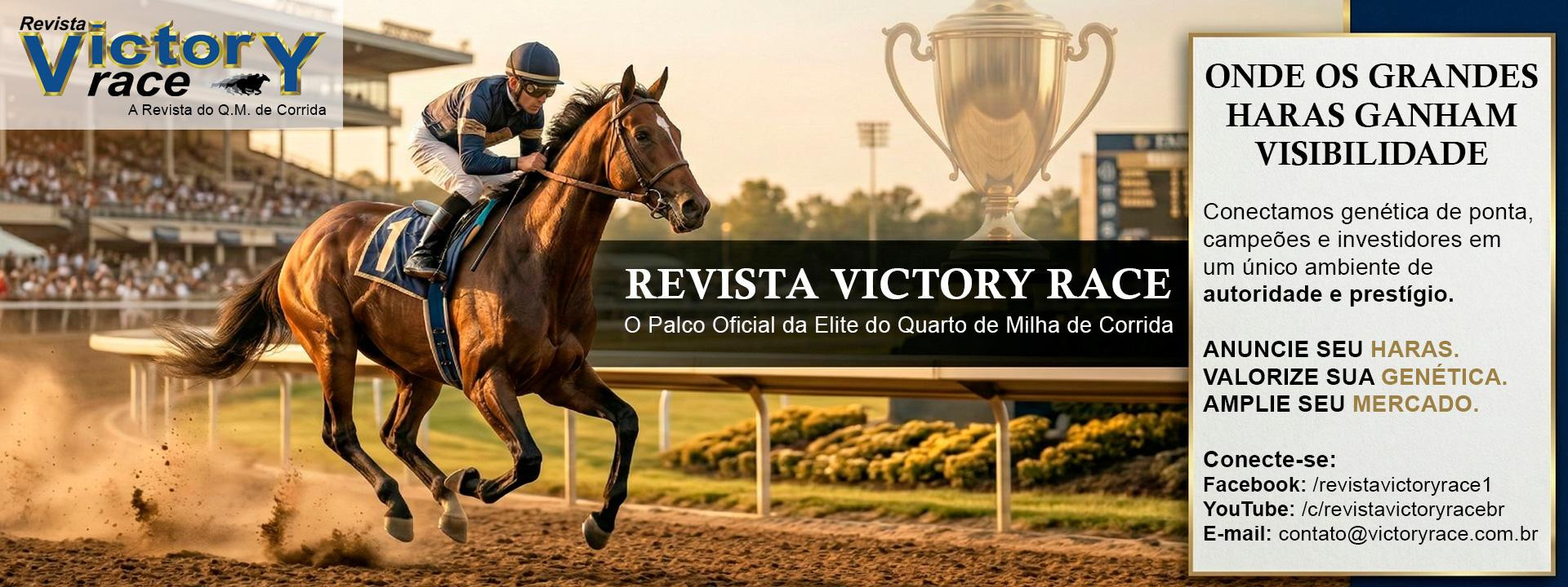 Anuncie na Revista Victory Race