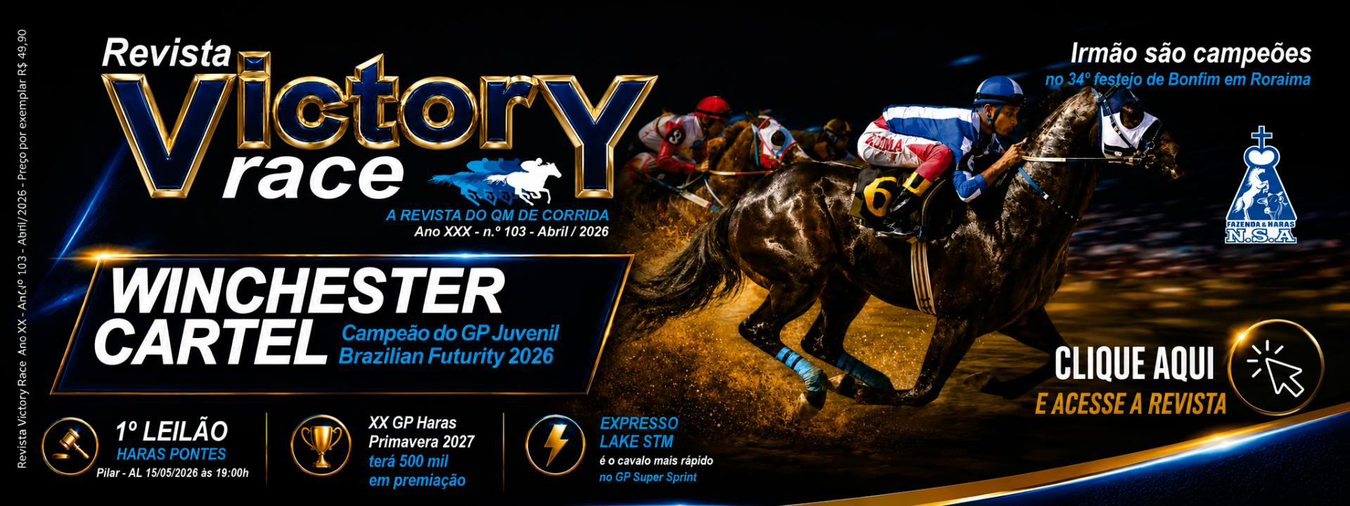 Acesse a Revista Victory Race - Edição 103