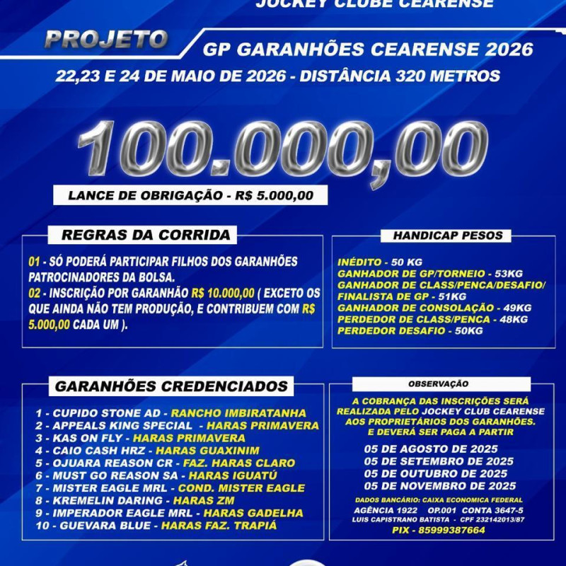 GP GARANHÕES CEARENSE 2026