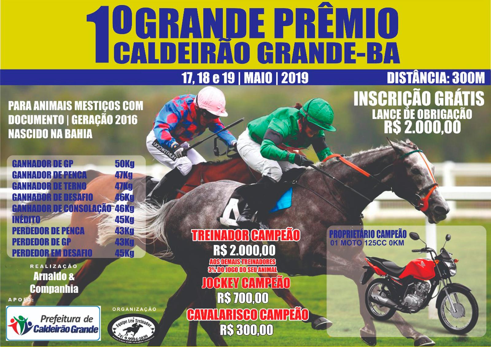 1º GP CALDEIRÃO GRANDE-BA