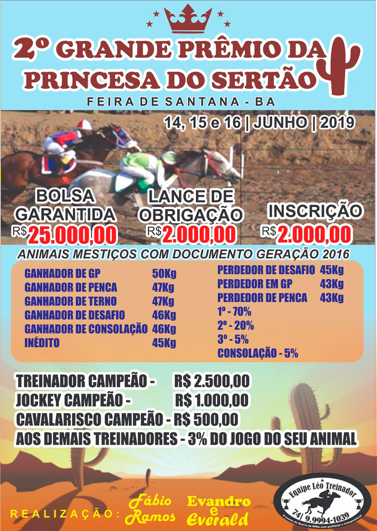 2º GP DA PRINCESA DO SERTÃO - FEIRA DE SANTANA - BA