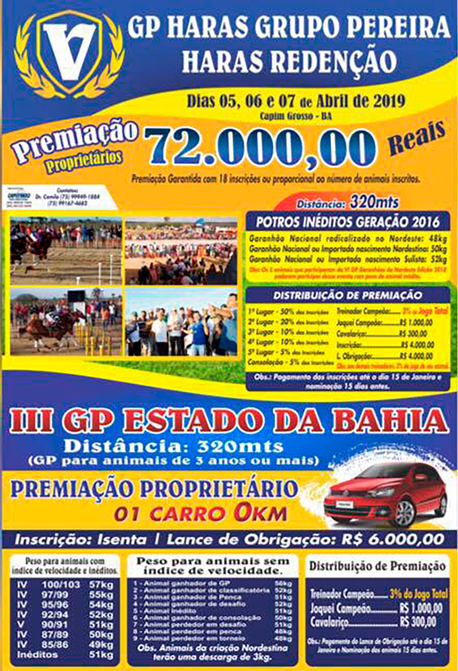 GP HARAS GRUPO PEREIRA - HARAS REDENÇÃO
