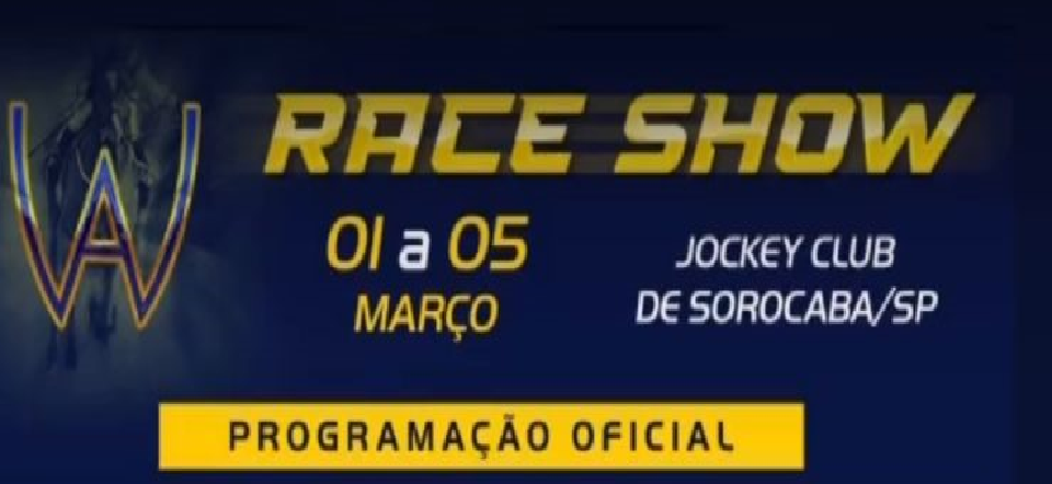 Race Show a semana da velocidade no Jockey Club de Sorocaba