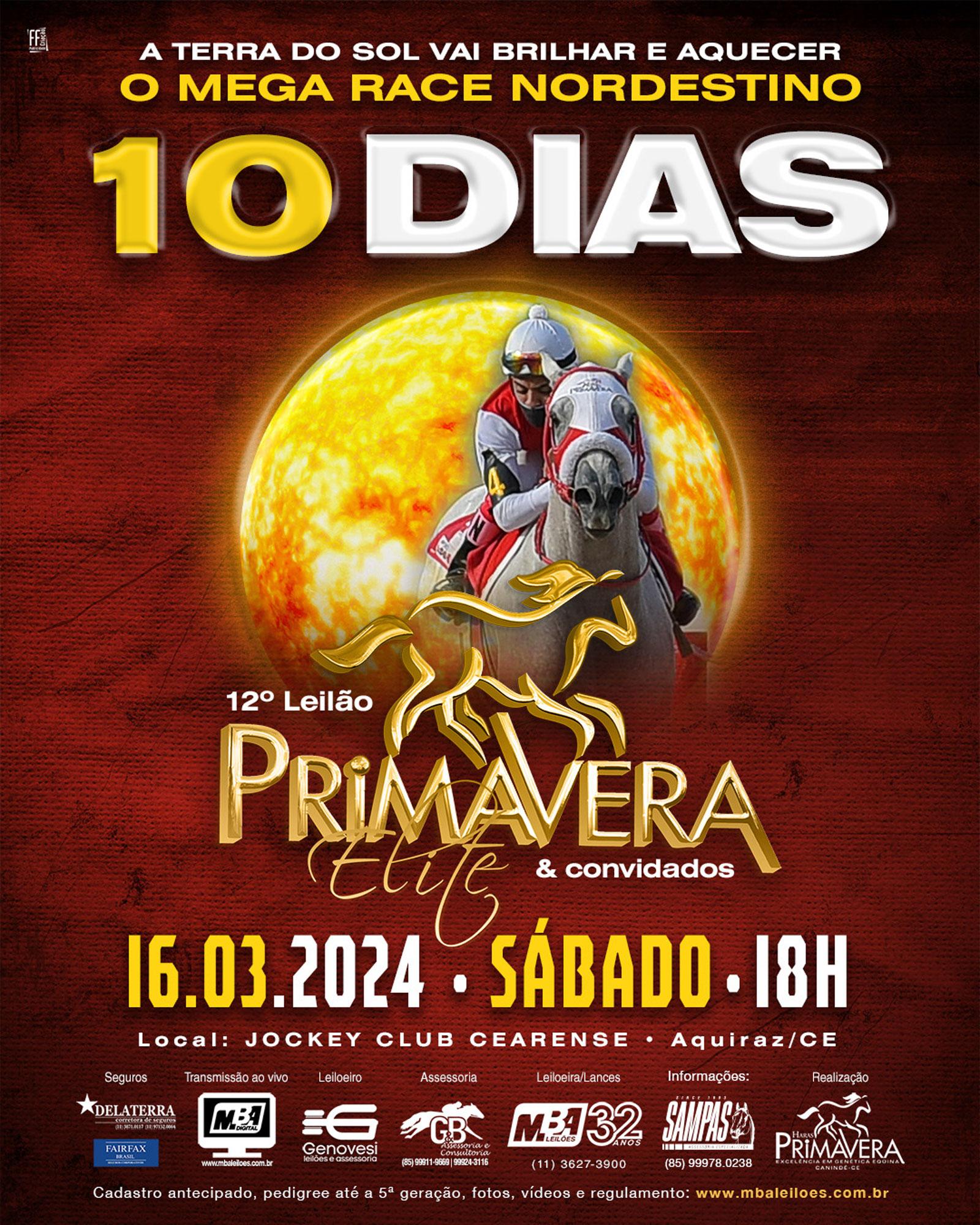 12º Leilão Primavera Elite & Convidados
