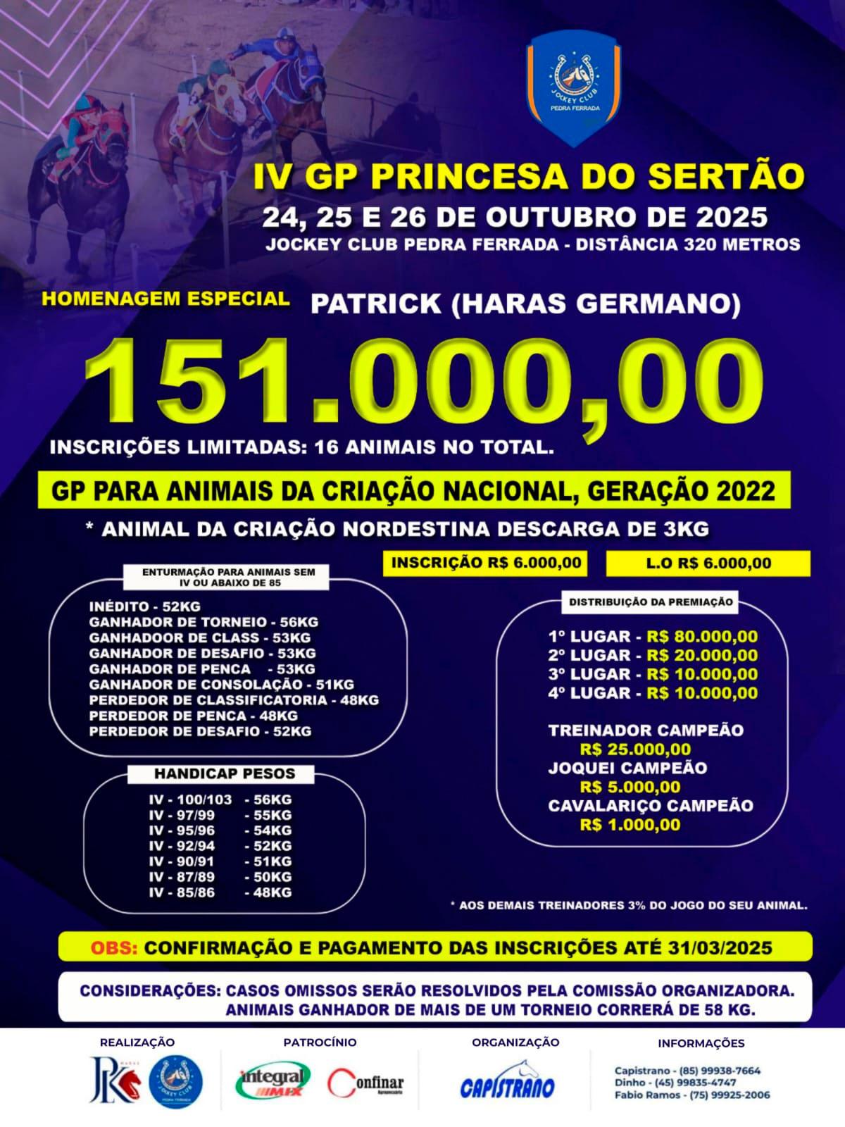 IV GP Princesa do Sertão 2025