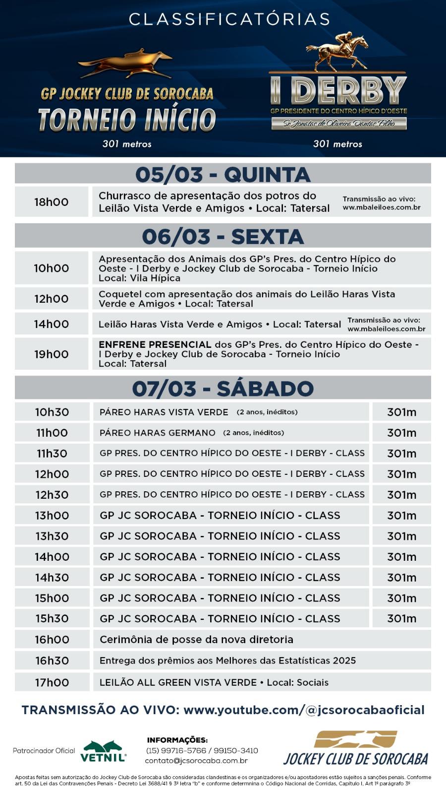 Venham se emocionar, com as corridas de Quarto de Milha!